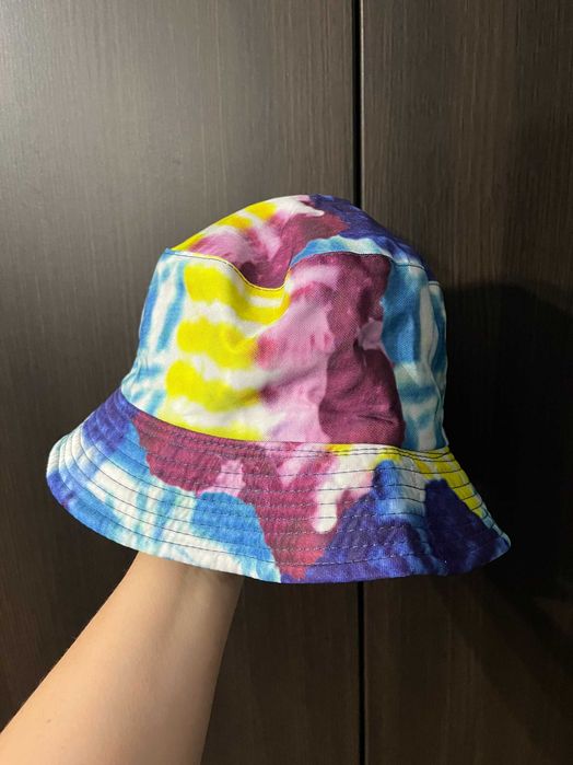 Kolorowy bucket head czapka