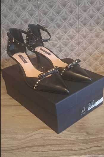Uterque/ Massimo Dutti czółenka ćwieki r.38