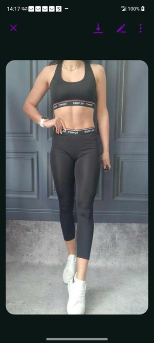 Komplet sportowy rower fitness bieganie rozmiar M