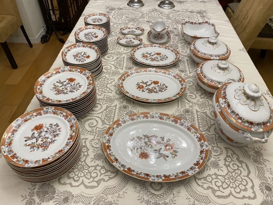 Serviço Completo Jantar Magnólia - Vista Alegre ( Anos 70/80 )