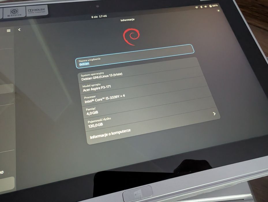 Acer Aspire P3-171 - zestaw 3 sztuk (2× i5 + 1× i3) | Linux | 2w1