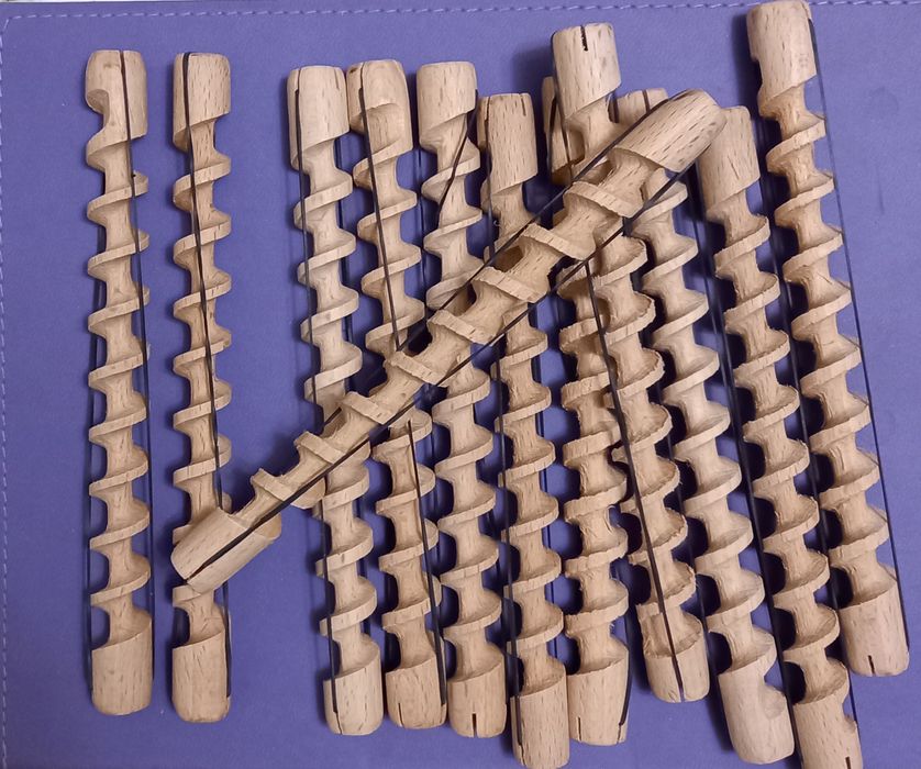 Бигуди-коклюшки  спиральные 12 шт.  для  завивки волос