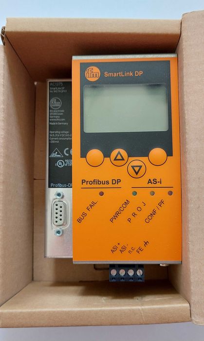 IFM Шлюз PROFIBUS DP AS-Interface
AC1375 SmartLink M4 DP 1Master новий