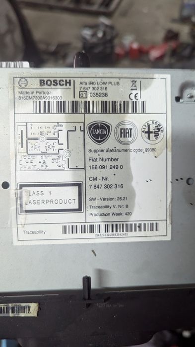 Штатна магнітола alfa romeo giulietta Alfa 940 LOW PLUS