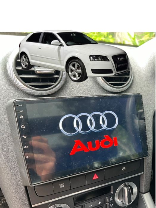 Rádio Android 14 com GPS Audi A3 8P (Artigo Novo)