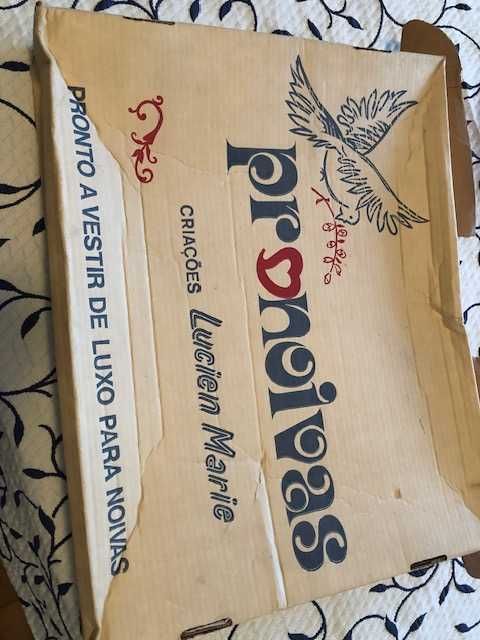 Vestido noiva branco em tule e renda, tamanho 38