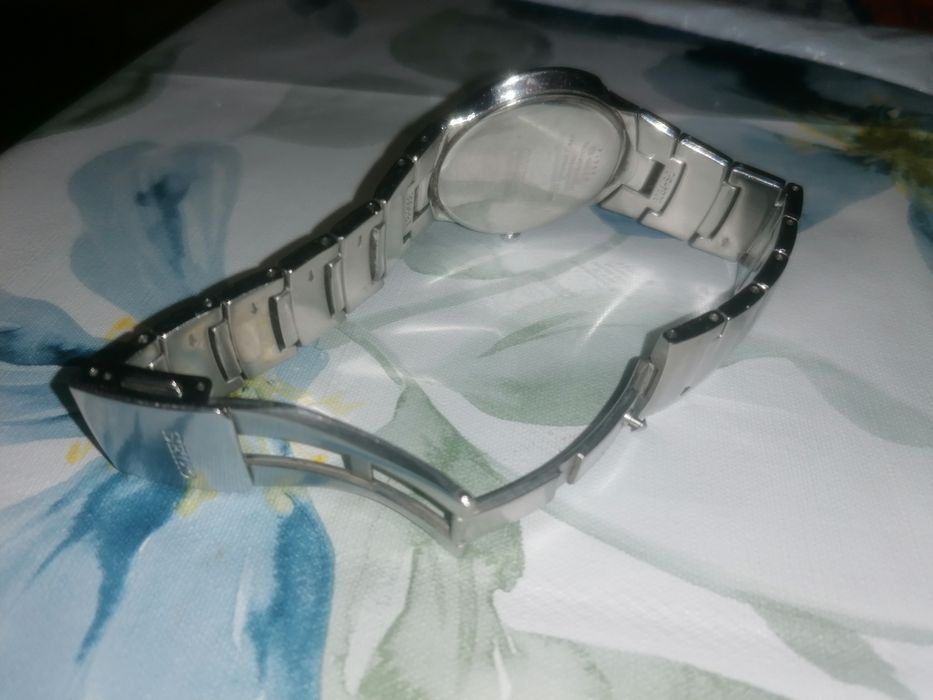 Seiko em aço homem
