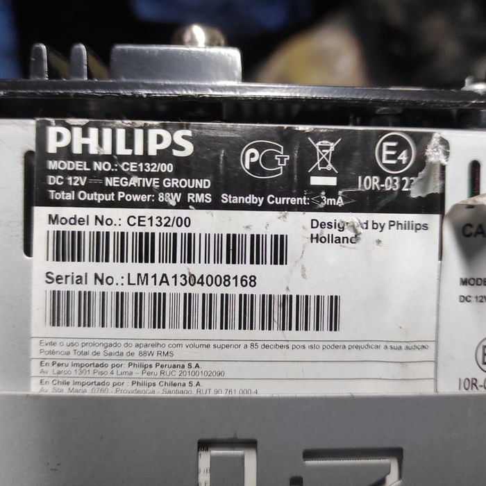 Radio Philips CE132/00 USB/SC/AUX