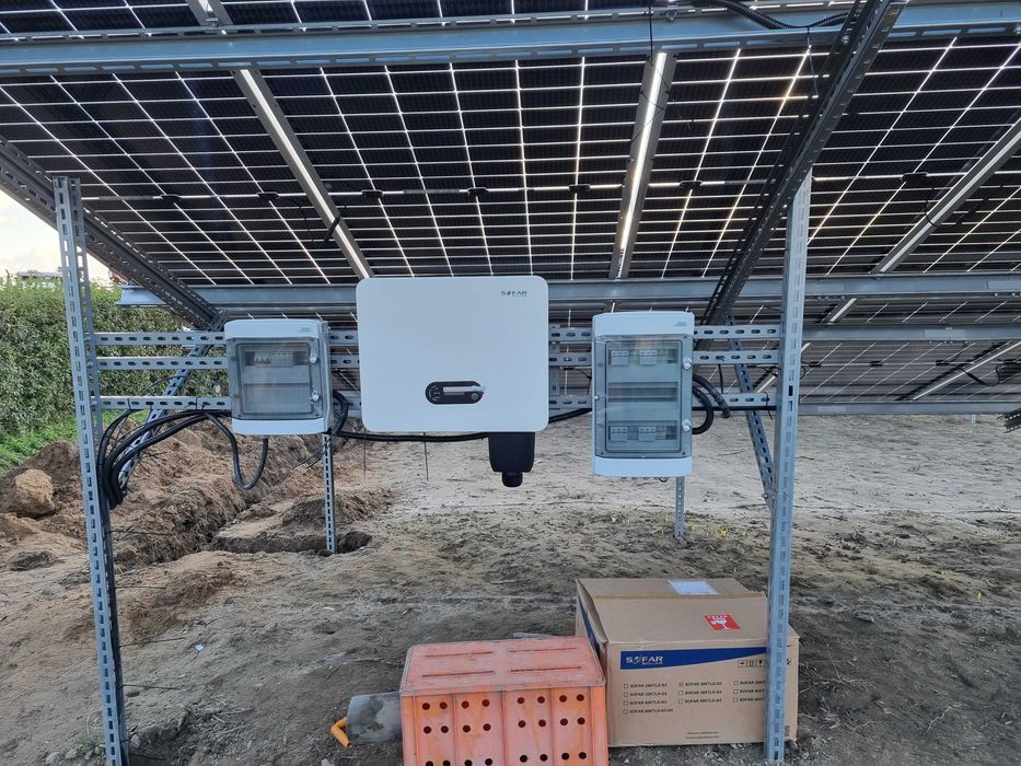 Instalacja fotowoltaiczna Das Solar 615W bifacial inwerter Deye 12kW