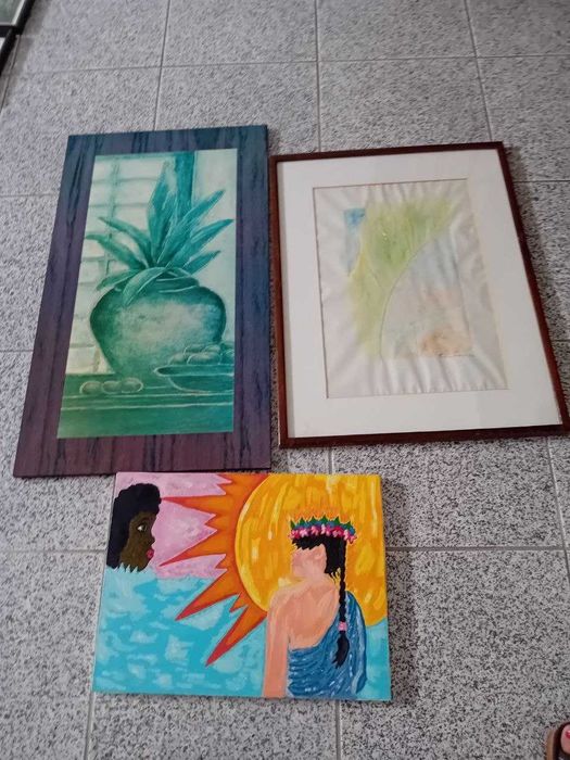 Venda de quadros, cada conjunto/foto a 10 euros