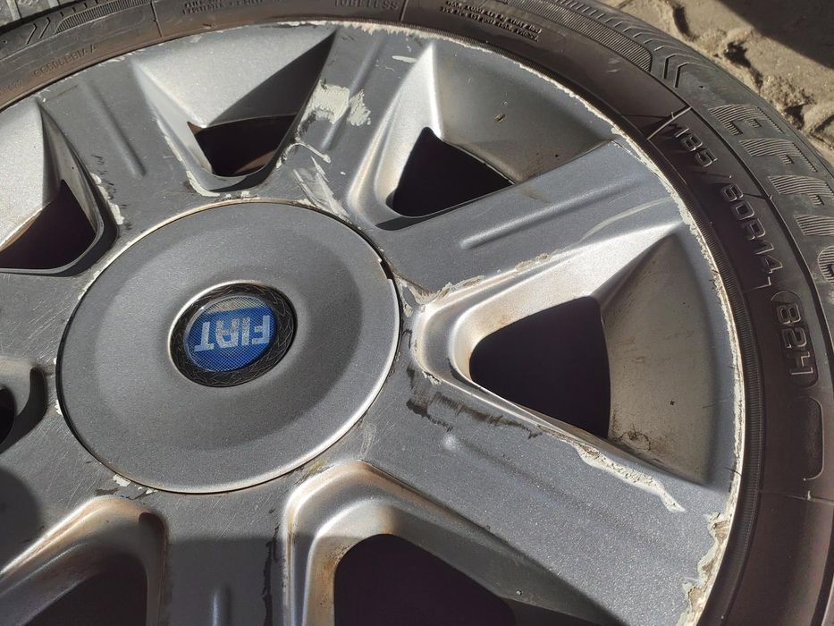 Jantes Fiat R14 Com Pneus 185/60 Furação 4X98