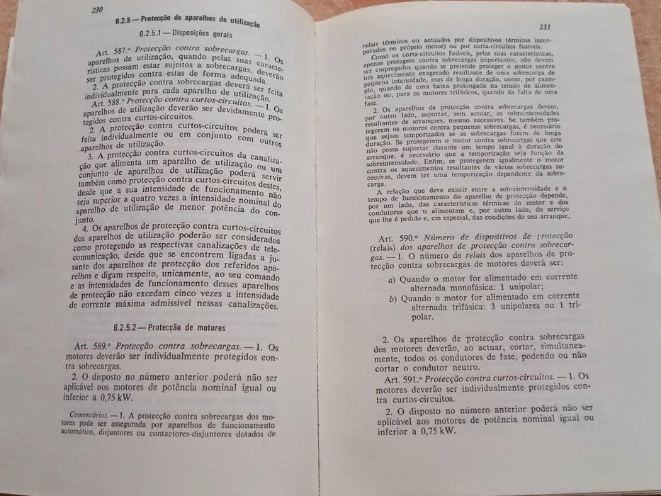 Livro – Regulamento de Segurança de Instalações de Energia Eléctrica