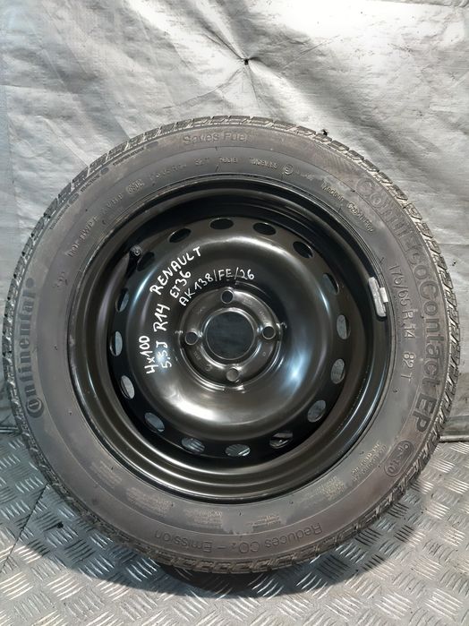 Koło Zapasowe Dojazdowe Renault 4X100 Et36 5,5J 175/65 R14 Continental