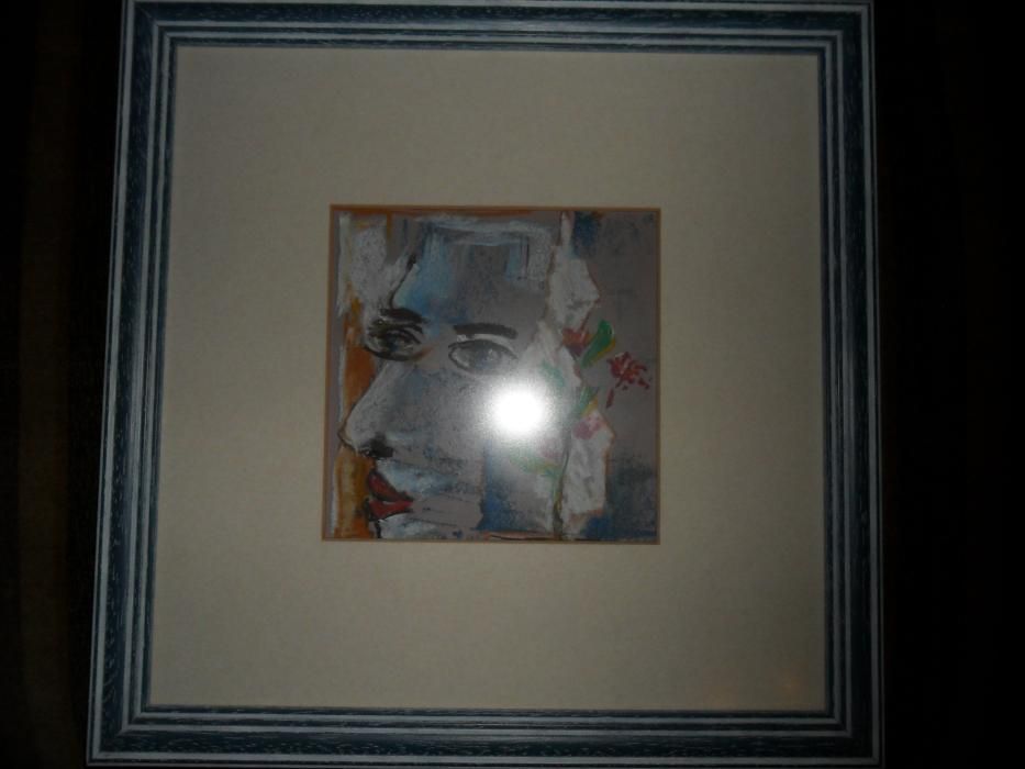 Bonita pintura, anos 90, devidamente emoldurada.