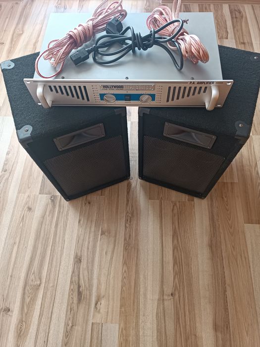 Wzmacniacz+dwie kolumny 480w