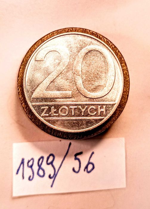 20 złotych z 1989