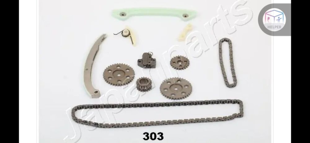 FORD К-кт. цепи ГРМ C-Max Focus II,Mondeo III,Volvo 1.8/2.0 JAPANPARTS