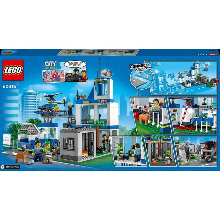 Конструктор LEGO City Поліцейська дільниця ОРИГІНАЛ (60316)