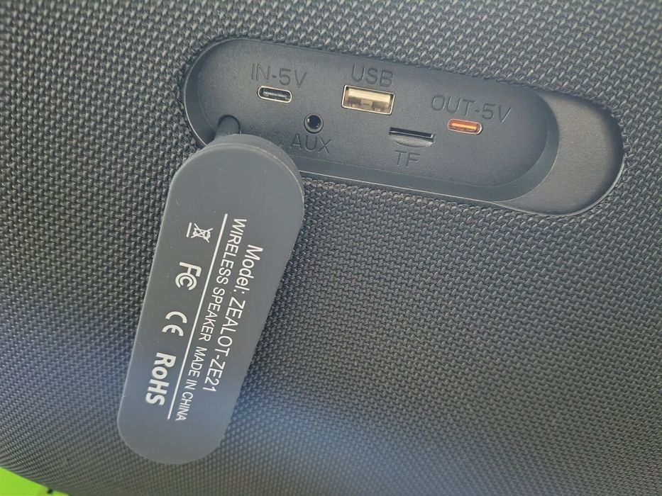 Głośnik bluetooth zealot ze21 250w stan idealny
