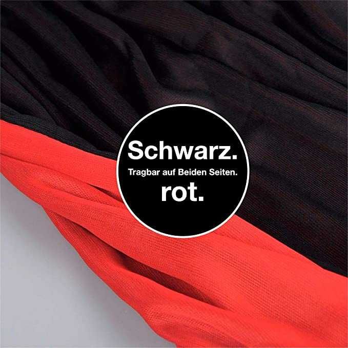 Capa de fantasia de Halloween - vermelho e preto, nova