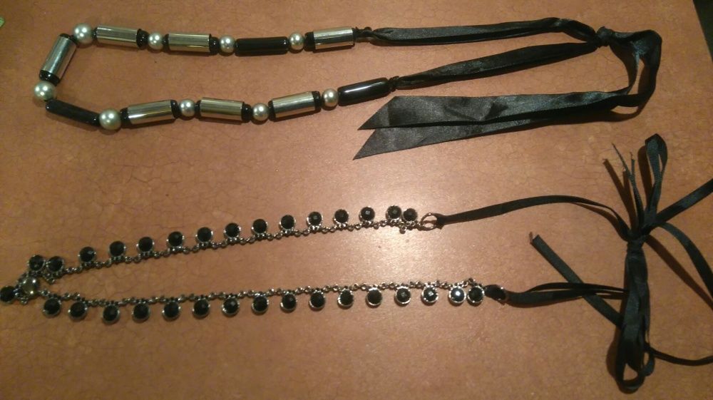 Eleganckie czarne korale