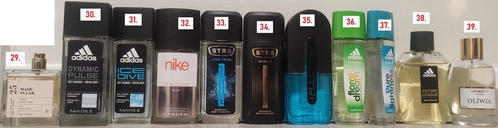 Kosmetyki - pianka, żel do golenia, antyperspirant, woda, balsam