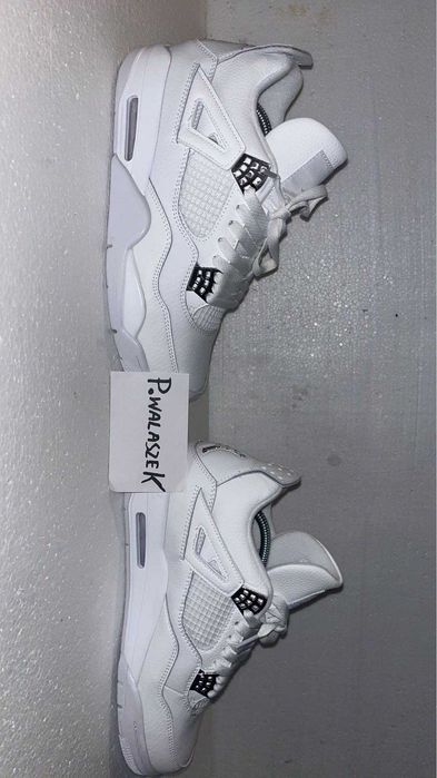 Nike Air Jordan 4 Pure Money Metalic Silver