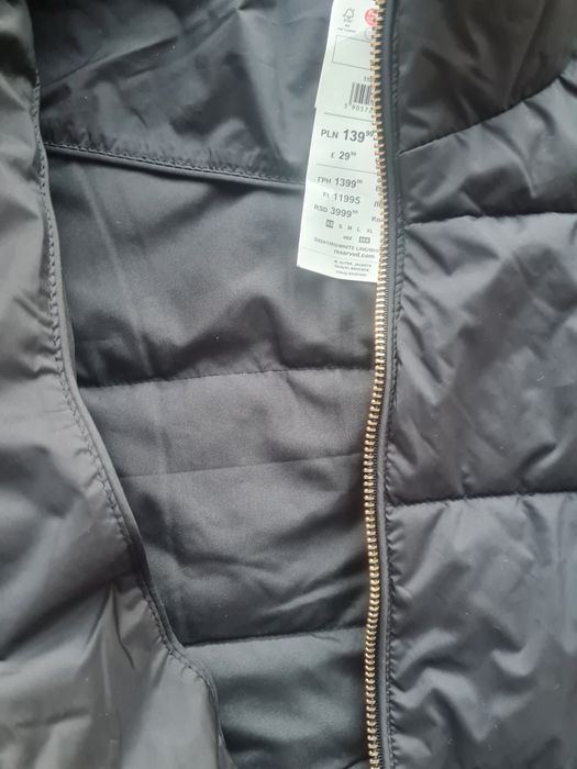 Czarny długi płaszczyk kurtka reserved XS nowy