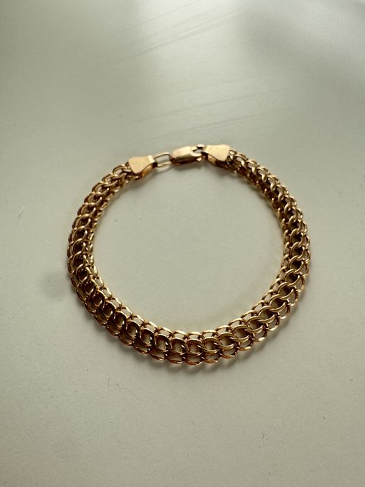 Мужской золотой браслет