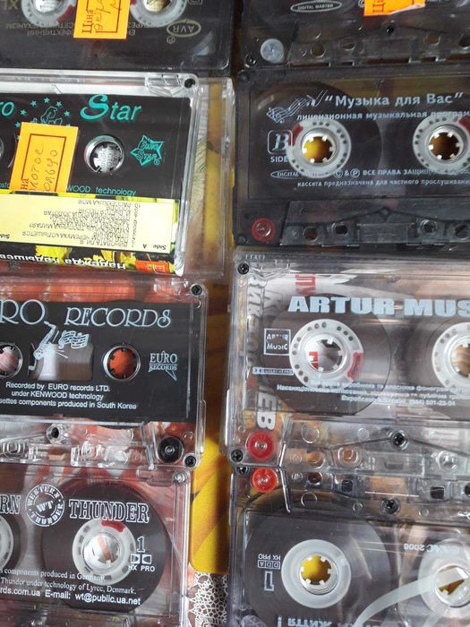 Продам аудиокассеты для кассетного магнитофона