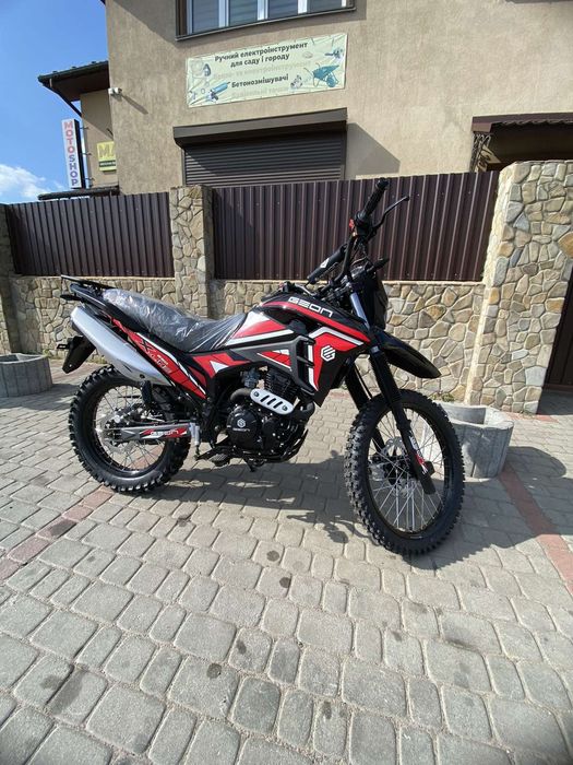 Мотоцикл эндуро Geon X-Line 250 21/18, черный с красным, 2026