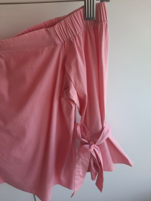 Blusa rosa sem ombros Tam. 36 da H&M
