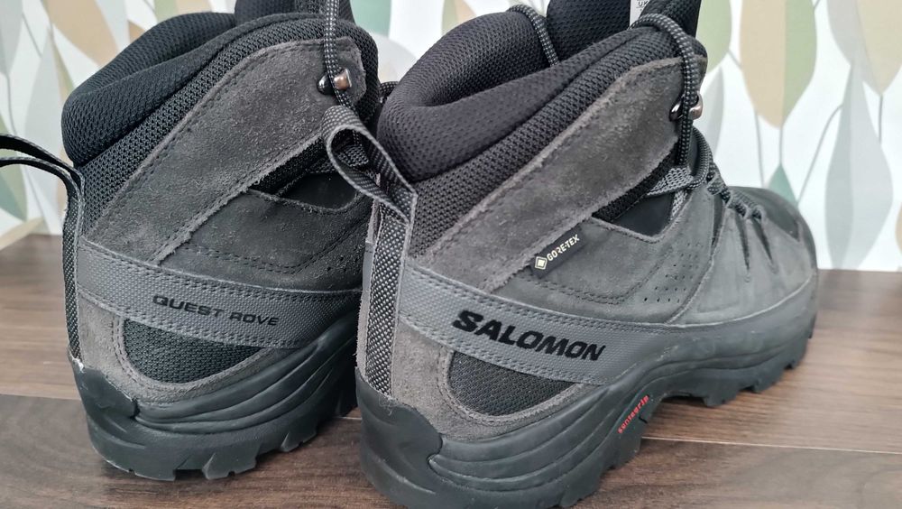 Ботинки берцы на Зиму кожа Salomon 4D Quest 44 28 см оригинал