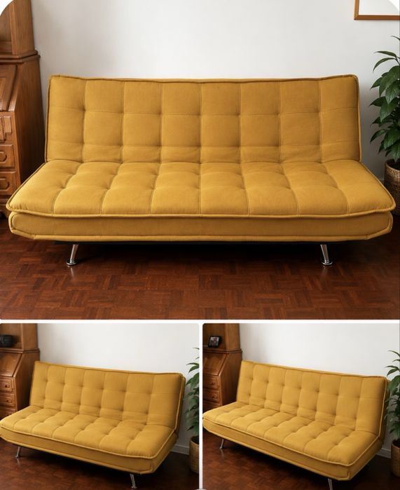 Sofa amarelo como novo