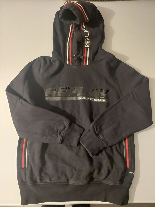 Hoodie preto da Replay