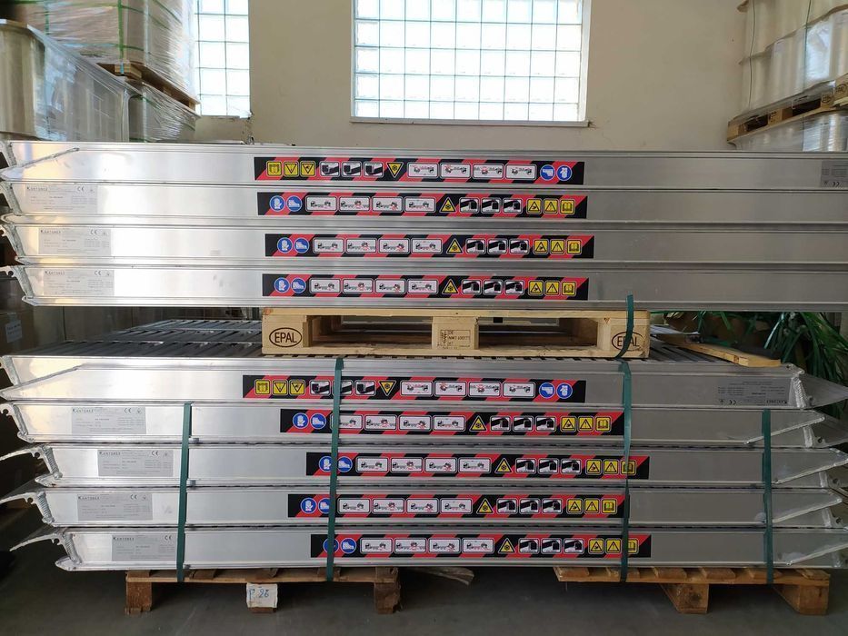 Najazdy aluminiowe od 2m-5m, do 25T - Dostawa, gwarancja, znak CE