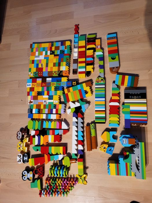 Wielki zestaw klocków duplo