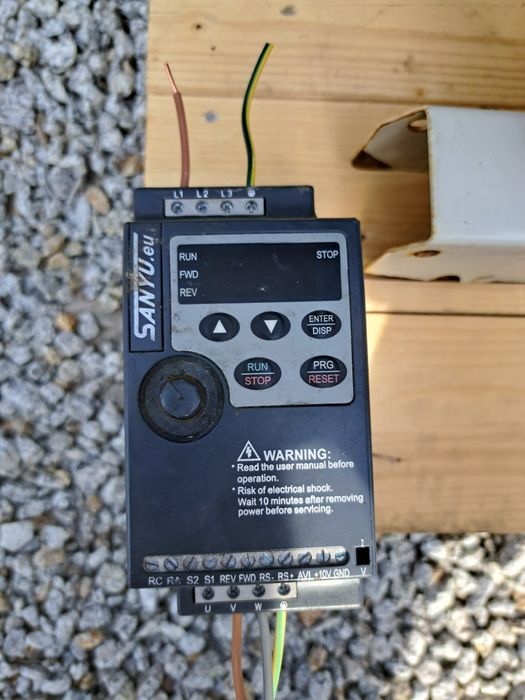 Wentylator przemysłowy + silnik + sterownik (falownik) – komplet