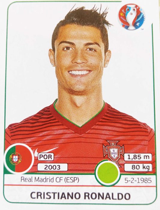 Cristiano Ronaldo Cromo CE16