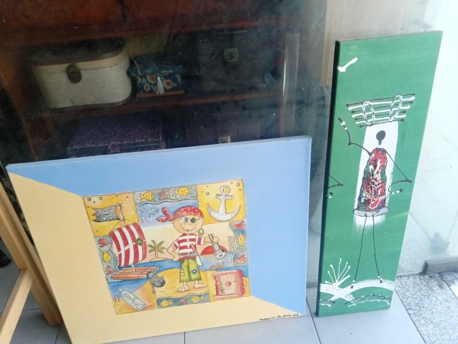 8 Pinturas variadas