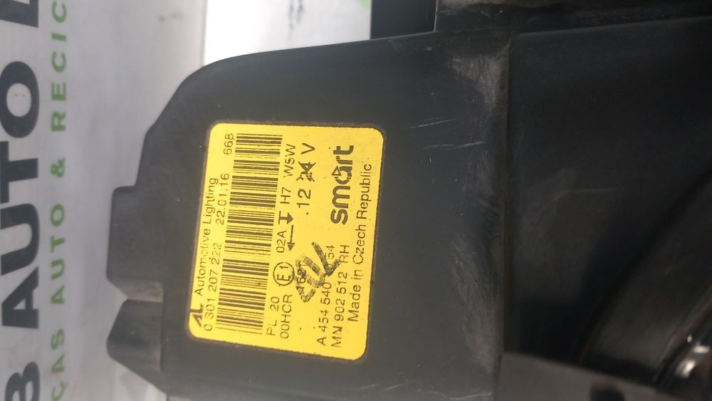 Otica esquerda e direita Smart Forfour 454