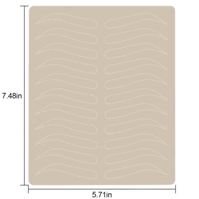 Zestaw do nauki techniki microbladingu brwi microblading skórki