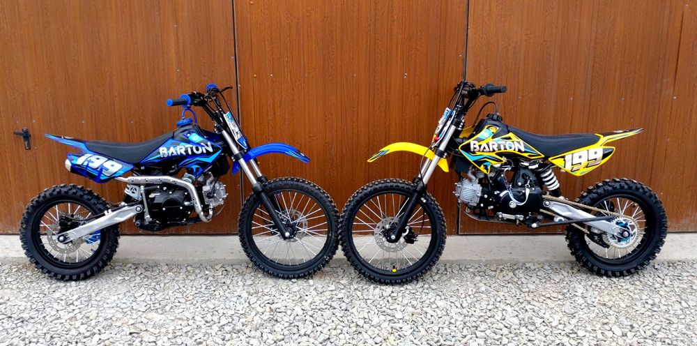 Wyprzedaż rocznika Cross Barton DB 125 KXD nowy 2025 rozrusznik mrf