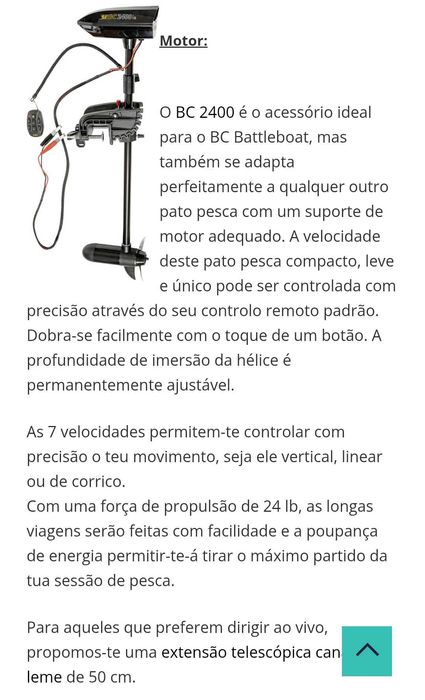 Pato de pesca BLACK CAT