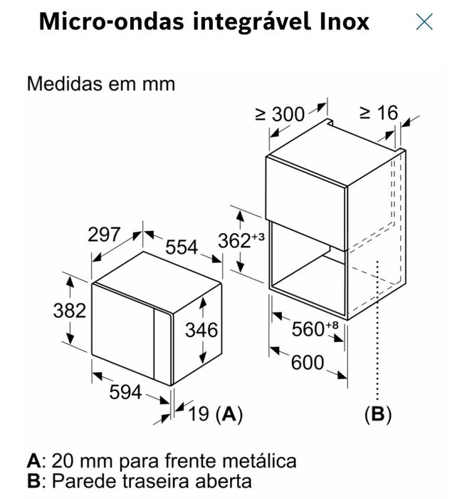 Micro ondas BOSCH - BFL520MS0
