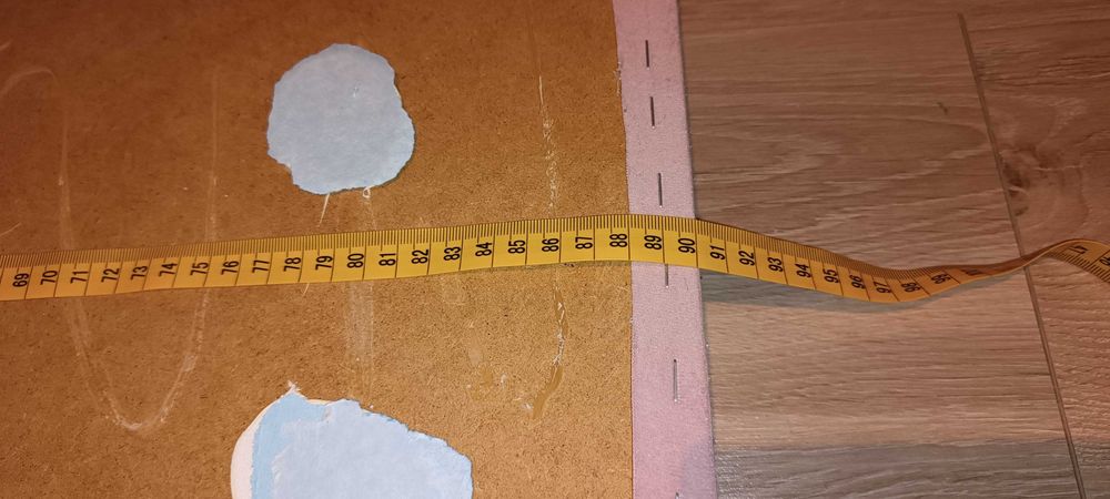 Panel tapicerowany płotek 30x90 cm