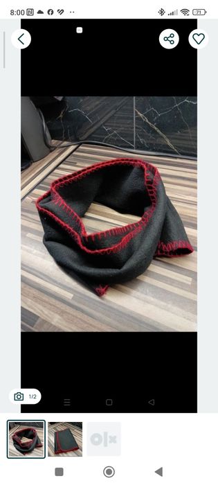 Szalik polarowy cienki