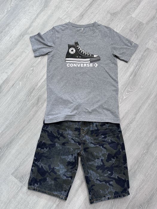 Футболка Converse и шорты Matalan на мальчика 12-13лет