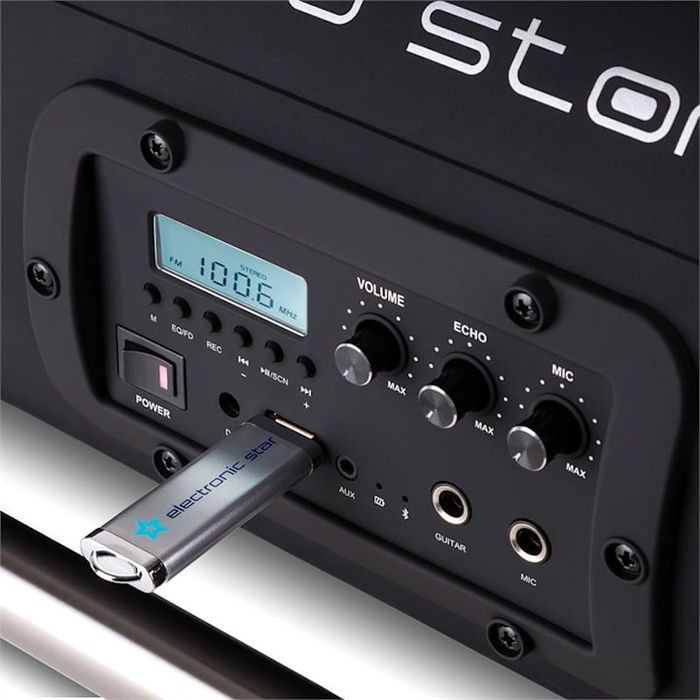 Duża Tuba Głośnik Bezprzewodowy USB AUX Bluetooth AUX Gitara Mikrofon