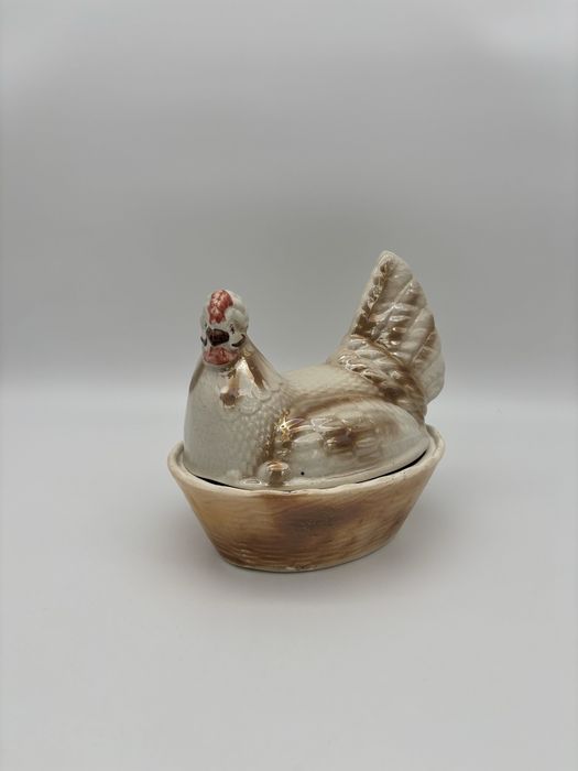 Ceramiczna Kurka PRL a'la HSG Zabkowice Lata 60te XXw PRL